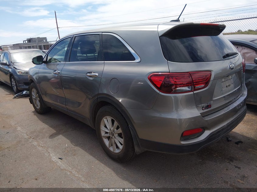 2019 Kia Sorento VIN 5XYPG4A38KG541496 IAAI salvage auction — FRONT END, Salvage (Texas), sold $1,300 on 2026-07-08 (photo 3)
