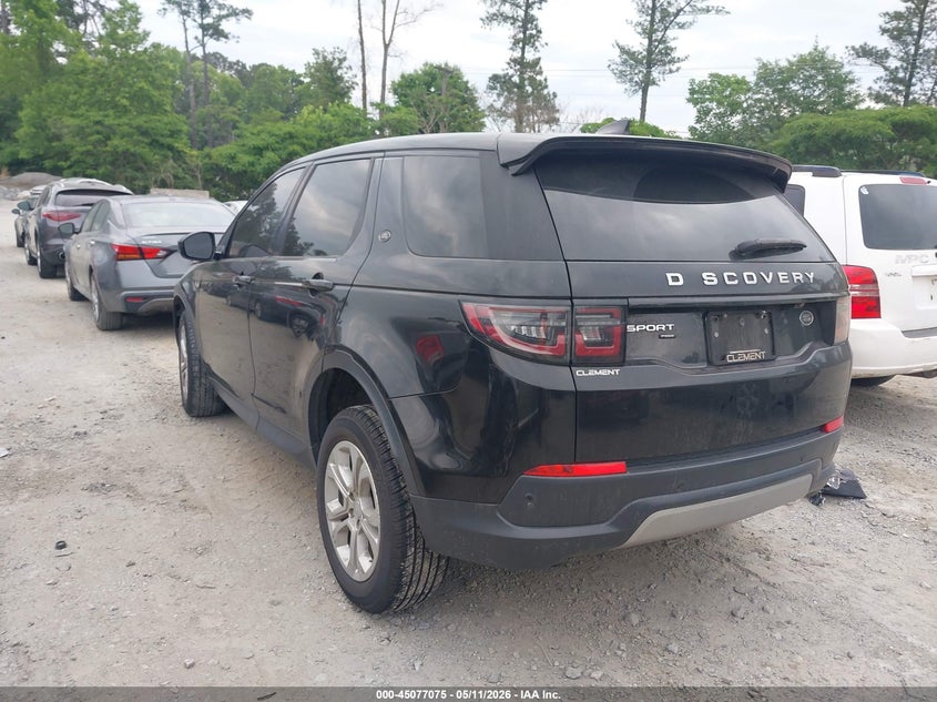 2020 Land rover Discovery sport VIN SALCK2FXXLH849316 IAAI salvage auction — RIGHT FRONT, Salvage (Georgia), sold $1,300 on 2026-07-28 (photo 3)