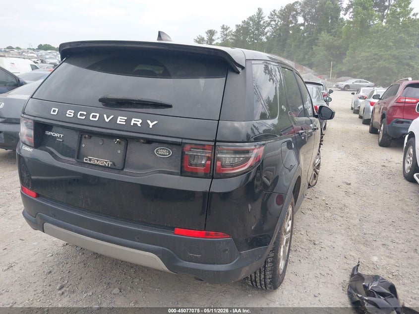 2020 Land rover Discovery sport VIN SALCK2FXXLH849316 IAAI salvage auction — RIGHT FRONT, Salvage (Georgia), sold $1,300 on 2026-07-28 (photo 4)