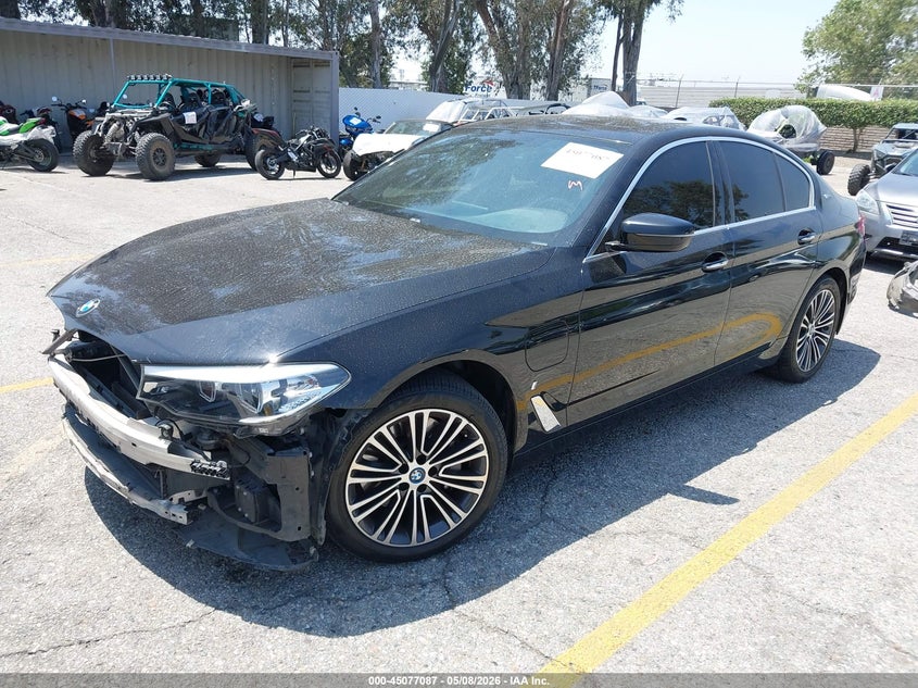2018 BMW 5er VIN WBAJA9C57JB252747 IAAI salvage auction — FRONT END, Salvage (California), sold $7,350 on 2026-07-14 (photo 2)