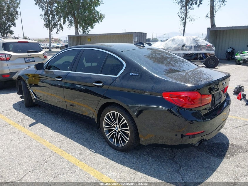 2018 BMW 5er VIN WBAJA9C57JB252747 IAAI salvage auction — FRONT END, Salvage (California), sold $7,350 on 2026-07-14 (photo 3)