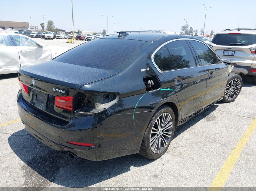 2018 BMW 5er VIN WBAJA9C57JB252747 IAAI salvage auction — FRONT END, Salvage (California), sold $7,350 on 2026-07-14 (photo 4)