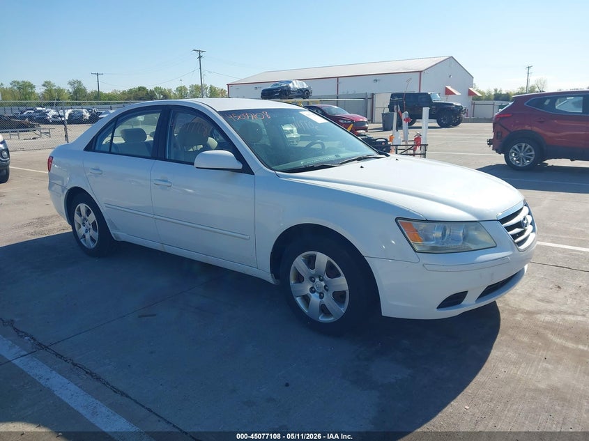 2009 Hyundai Sonata VIN 5NPET46C19H554931 IAAI salvage auction — FRONT END, Clear (Indiana), sold $300 on 2026-07-31 (photo 1)