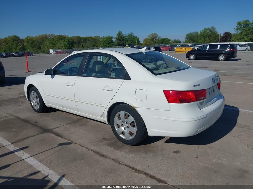 2009 Hyundai Sonata VIN 5NPET46C19H554931 IAAI salvage auction — FRONT END, Clear (Indiana), sold $300 on 2026-07-31 (photo 3)