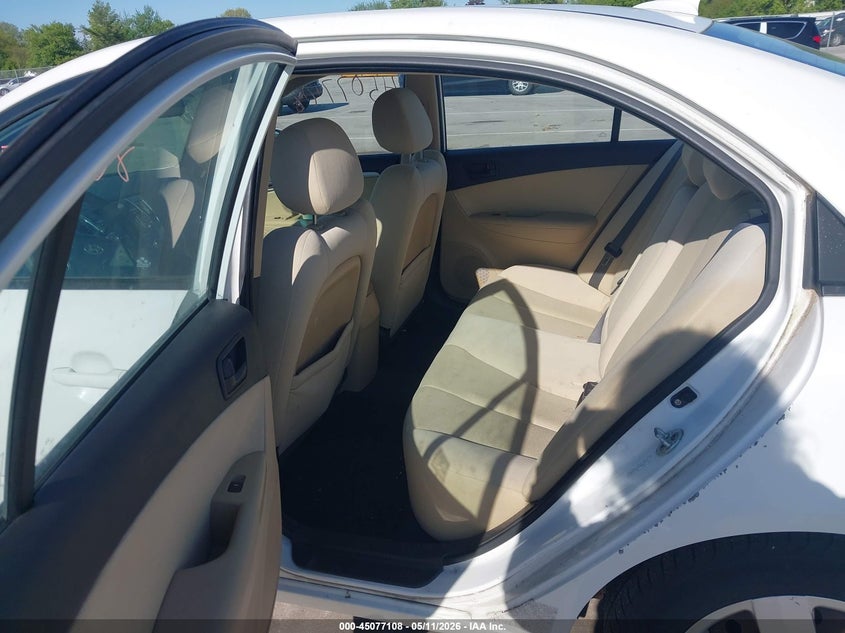 2009 Hyundai Sonata VIN 5NPET46C19H554931 IAAI salvage auction — FRONT END, Clear (Indiana), sold $300 on 2026-07-31 (photo 8)