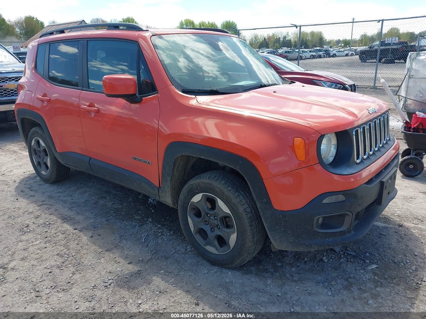 2015 Jeep Renegade VIN ZACCJBBH7FPC20747 IAAI salvage auction — FRONT END, Salvage Title, sold $2,500 on 2026-08-13 (photo 1)