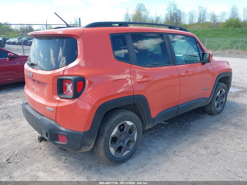 2015 Jeep Renegade VIN ZACCJBBH7FPC20747 IAAI salvage auction — FRONT END, Salvage Title, sold $2,500 on 2026-08-13 (photo 4)