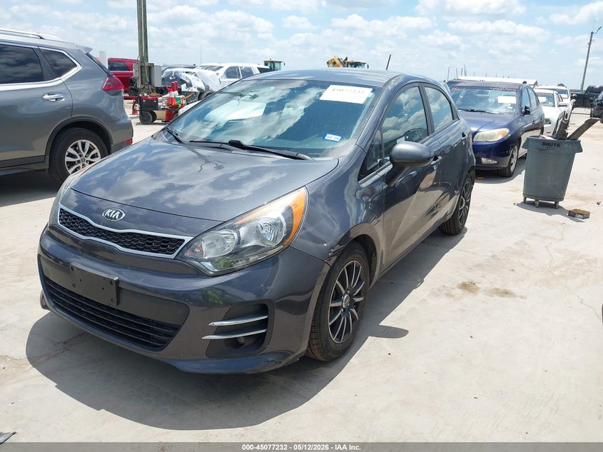 2016 Kia Rio VIN KNADN5A3XG6668143 IAAI salvage auction — REAR END, Original (Texas), sold $2,100 on 2026-07-28 (photo 2)