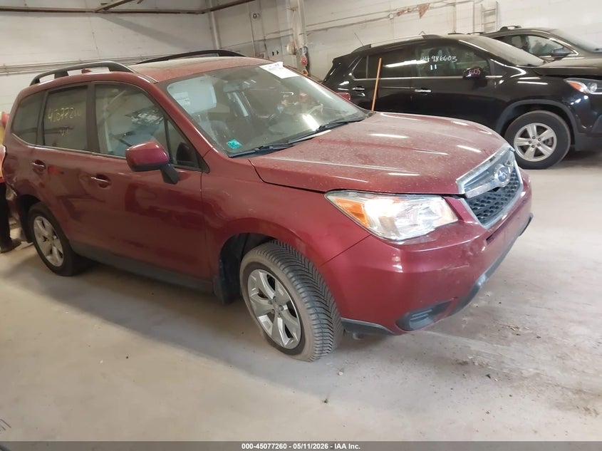2016 Subaru Forester VIN JF2SJADC6GH479411 IAAI salvage auction — LEFT SIDE, Salvage (Minnesota), sold $1,150 on 2026-07-22 (photo 1)