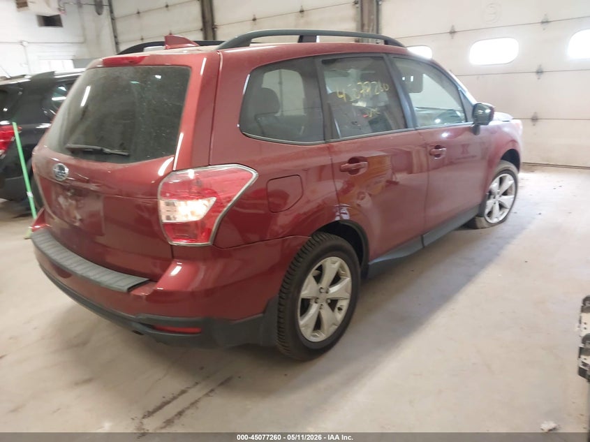 2016 Subaru Forester VIN JF2SJADC6GH479411 IAAI salvage auction — LEFT SIDE, Salvage (Minnesota), sold $1,150 on 2026-07-22 (photo 4)