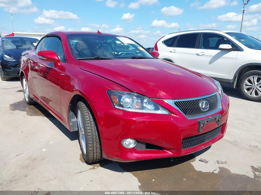 2013 Lexus Is VIN JTHFF2C26D2528023 IAAI salvage auction — REAR END, Salvage (Texas), sold $1,050 on 2026-07-28 (photo 1)