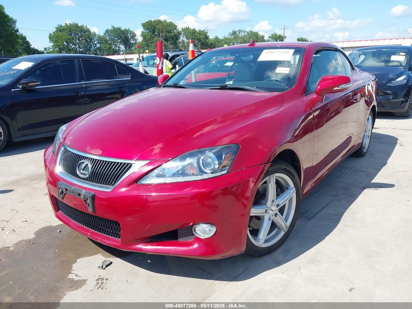 2013 Lexus Is VIN JTHFF2C26D2528023 IAAI salvage auction — REAR END, Salvage (Texas), sold $1,050 on 2026-07-28 (photo 2)