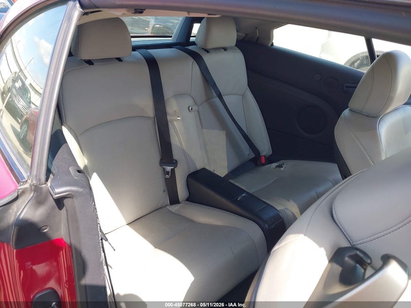 2013 Lexus Is VIN JTHFF2C26D2528023 IAAI salvage auction — REAR END, Salvage (Texas), sold $1,050 on 2026-07-28 (photo 8)