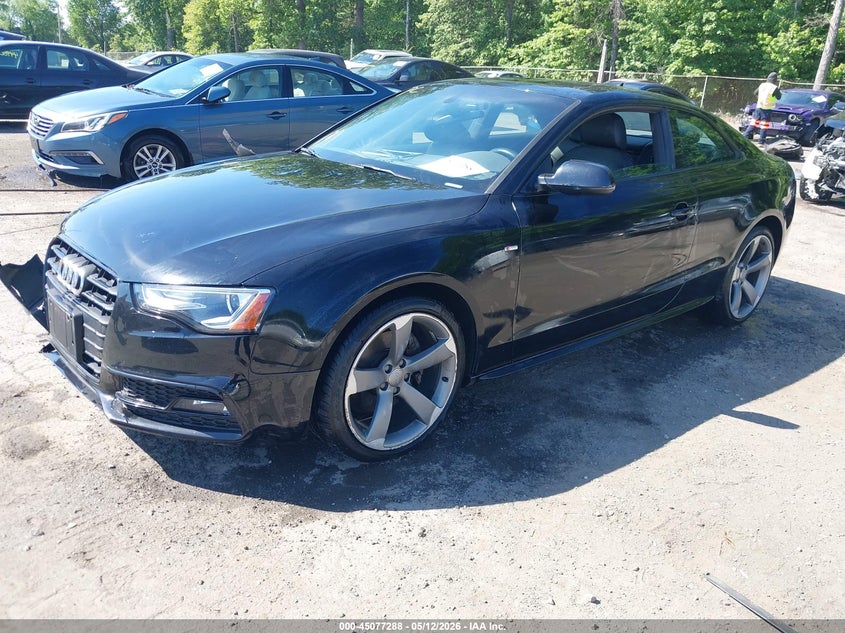 2016 Audi A5 VIN WAUSGAFR2GA045345 IAAI salvage auction — FRONT END, Salvage - 75% Or Less (Maryland), sold $1,750 on 2026-07-29 (photo 2)