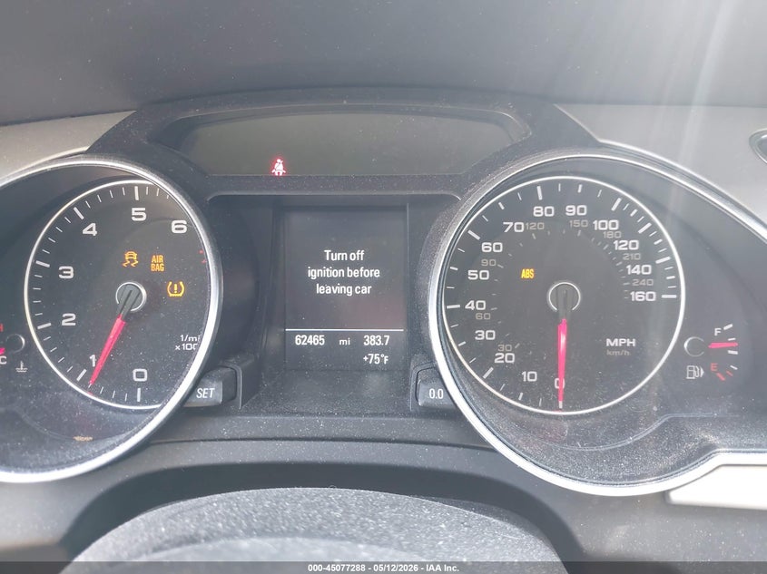 2016 Audi A5 VIN WAUSGAFR2GA045345 IAAI salvage auction — FRONT END, Salvage - 75% Or Less (Maryland), sold $1,750 on 2026-07-29 (photo 7)
