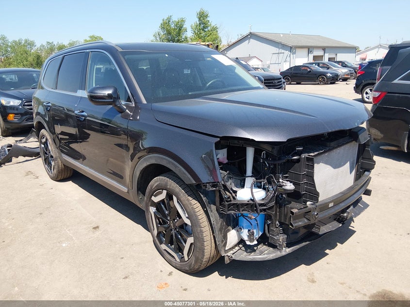 2025 Kia Telluride VIN 5XYP6DGC2SG706369 IAAI salvage auction — FRONT END, Salvage (Ohio), sold $13,900 on 2026-07-07 (photo 1)