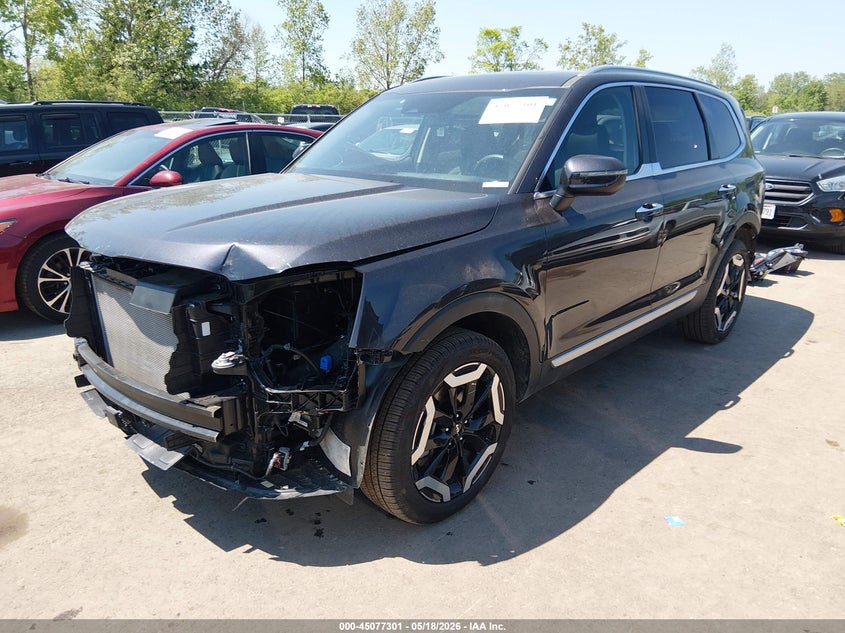 2025 Kia Telluride VIN 5XYP6DGC2SG706369 IAAI salvage auction — FRONT END, Salvage (Ohio), sold $13,900 on 2026-07-07 (photo 2)