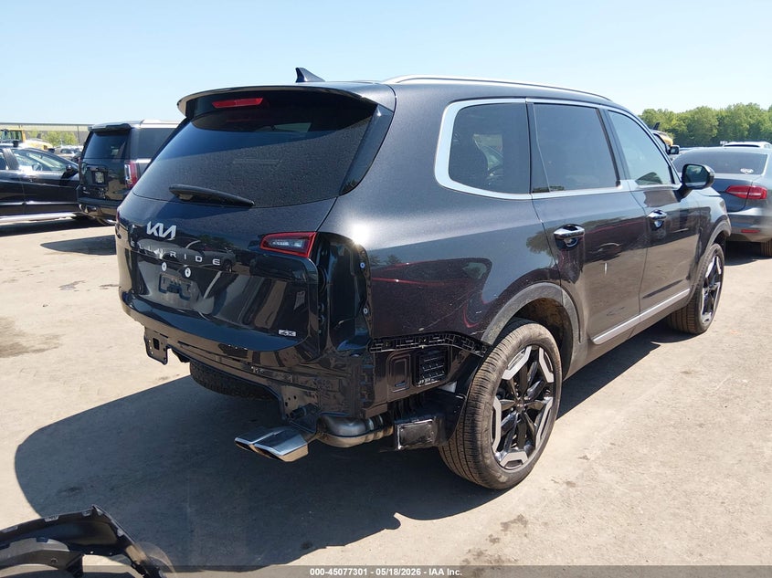 2025 Kia Telluride VIN 5XYP6DGC2SG706369 IAAI salvage auction — FRONT END, Salvage (Ohio), sold $13,900 on 2026-07-07 (photo 4)