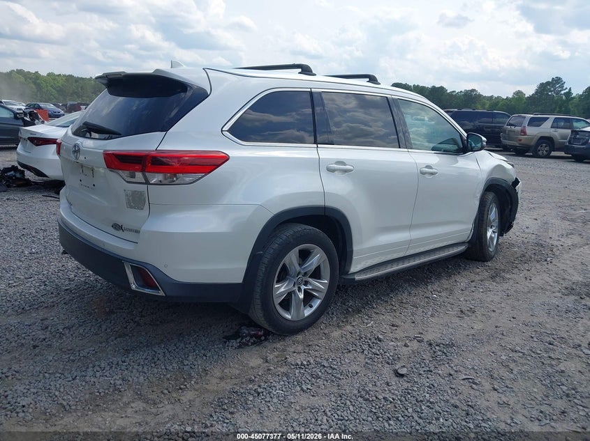 2019 Toyota Highlander VIN 5TDYZRFHXKS337334 IAAI salvage auction — RIGHT FRONT, Salvage (South Carolina), sold $7,500 on 2026-07-14 (photo 4)