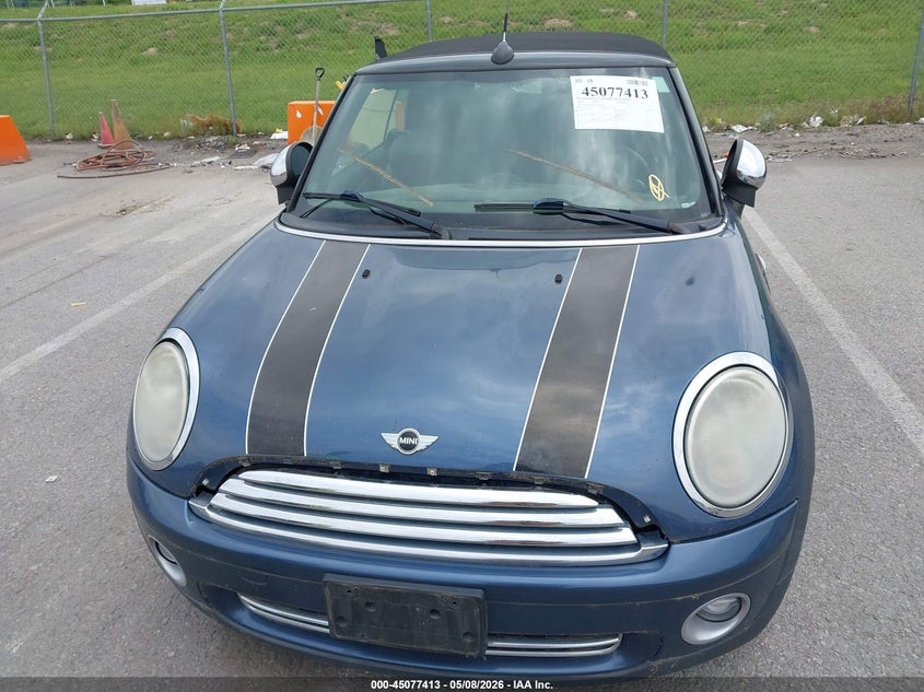2009 Mini Cooper VIN WMWMR33529TU96041 IAAI salvage auction — FRONT END, Salvage (Illinois), sold $325 on 2026-07-28 (photo 6)