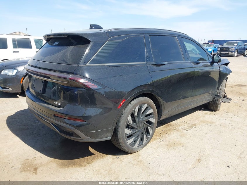 2025 Lincoln Nautilus VIN 5LMPJ8KA7SJ919967 IAAI salvage auction — LEFT FRONT, Original (Texas), sold $13,850 on 2026-07-28 (photo 4)