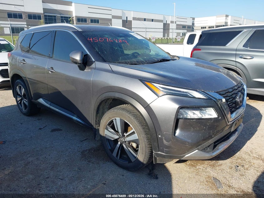 2022 Nissan Rogue VIN JN8BT3DD8NW273341 IAAI salvage auction — HAIL, Original (Texas), sold $7,250 on 2026-07-21 (photo 1)