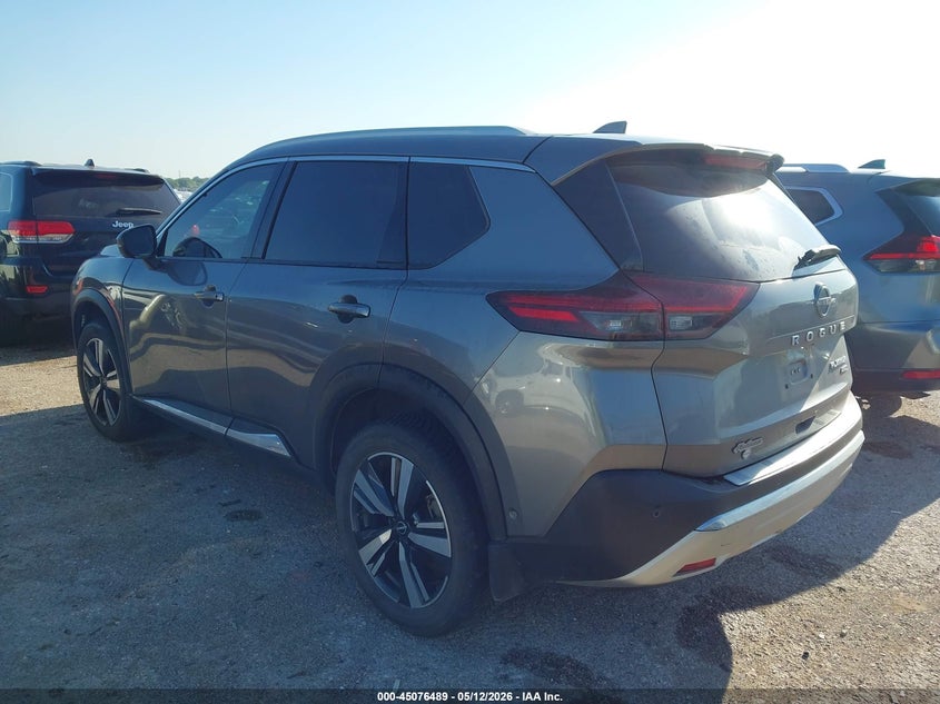 2022 Nissan Rogue VIN JN8BT3DD8NW273341 IAAI salvage auction — HAIL, Original (Texas), sold $7,250 on 2026-07-21 (photo 3)