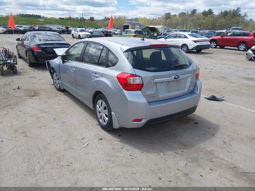 2016 Subaru Impreza VIN JF1GPAA60G8274450 IAAI salvage auction — FRONT END, Salvage (New Hampshire), sold $275 on 2026-07-22 (photo 3)