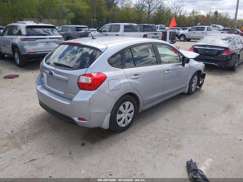 2016 Subaru Impreza VIN JF1GPAA60G8274450 IAAI salvage auction — FRONT END, Salvage (New Hampshire), sold $275 on 2026-07-22 (photo 4)