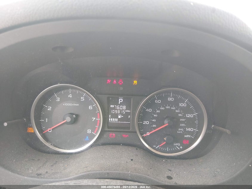 2016 Subaru Impreza VIN JF1GPAA60G8274450 IAAI salvage auction — FRONT END, Salvage (New Hampshire), sold $275 on 2026-07-22 (photo 7)