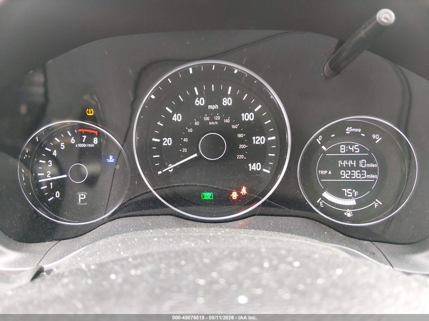 2017 Honda Hr-v VIN 3CZRU5H57HM708483 IAAI salvage auction — LEFT FRONT, Salvage (Georgia), sold $2,750 on 2026-07-09 (photo 7)