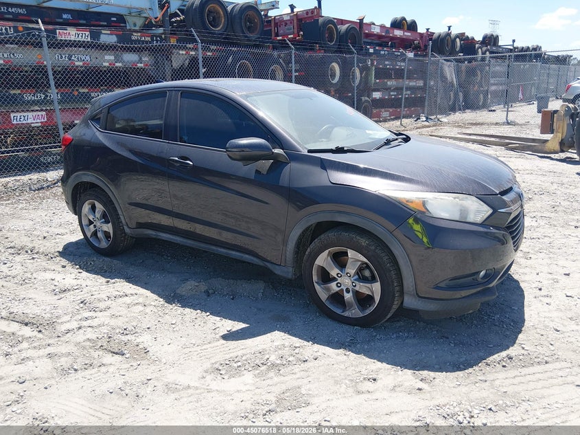 2017 Honda Hr-v VIN 3CZRU5H57HM708483 IAAI salvage auction — LEFT FRONT, Salvage (Georgia), sold $2,750 on 2026-07-09 (photo 1)