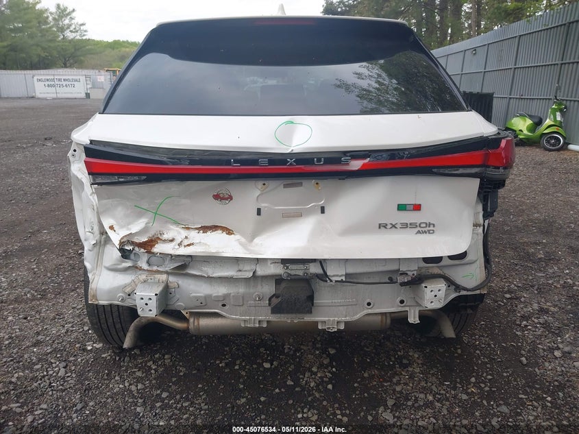 2023 Lexus Rx VIN 2T2BBMCA3PC003128 IAAI salvage auction — REAR END, Salvage (New Jersey), sold $26,750 on 2026-07-29 (photo 6)