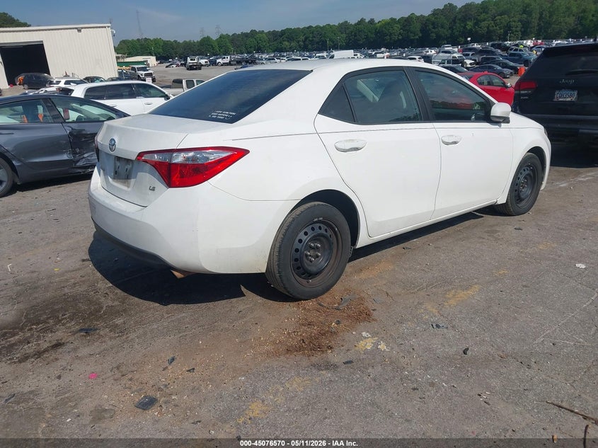 2016 Toyota Corolla VIN 5YFBURHE4GP505119 IAAI salvage auction — LEFT SIDE, Salvage (Georgia), sold $2,450 on 2026-07-08 (photo 4)