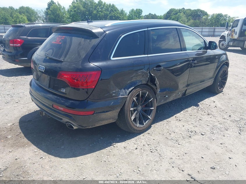 2014 Audi Q7 VIN WA1WMAFE7ED002006 IAAI salvage auction — RIGHT SIDE, Clear (Arkansas), sold $2,450 on 2026-07-22 (photo 4)