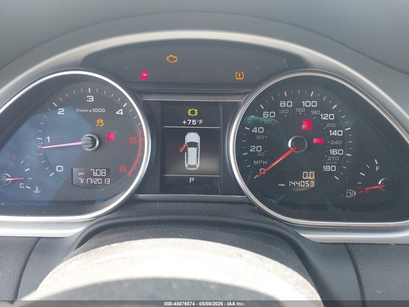 2014 Audi Q7 VIN WA1WMAFE7ED002006 IAAI salvage auction — RIGHT SIDE, Clear (Arkansas), sold $2,450 on 2026-07-22 (photo 7)