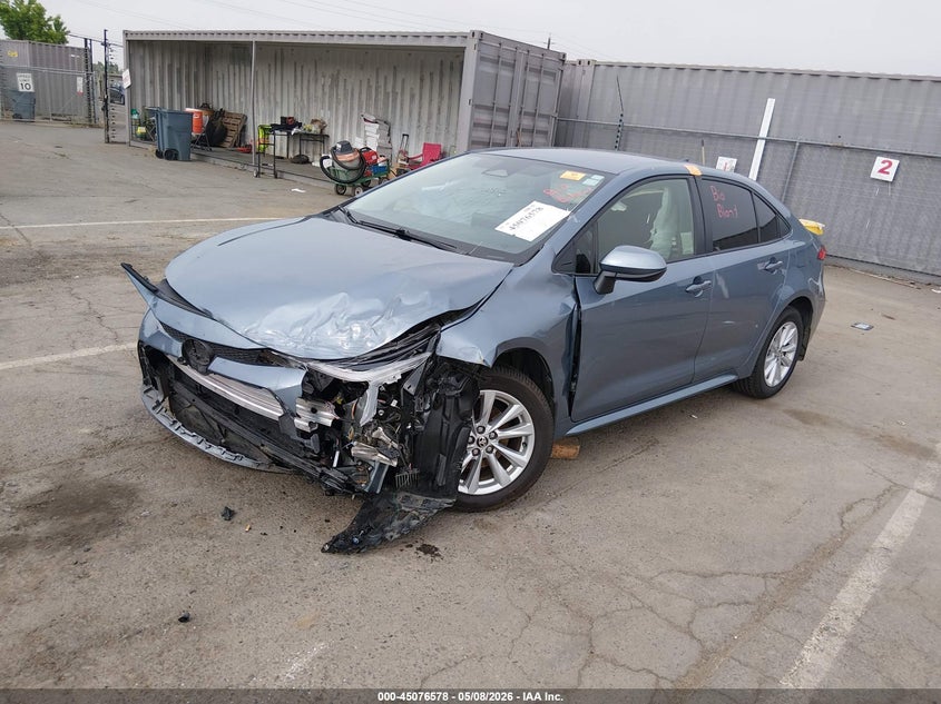 2024 Toyota Corolla VIN JTDBCMFE2RJ025080 IAAI salvage auction — FRONT END, Salvage (California), sold $3,250 on 2026-07-08 (photo 2)