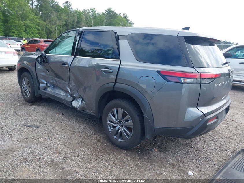 2025 Nissan Pathfinder VIN 5N1DR3AA9SC217205 IAAI salvage auction — LEFT SIDE, Salvage (South Carolina), sold $7,200 on 2026-07-30 (photo 3)