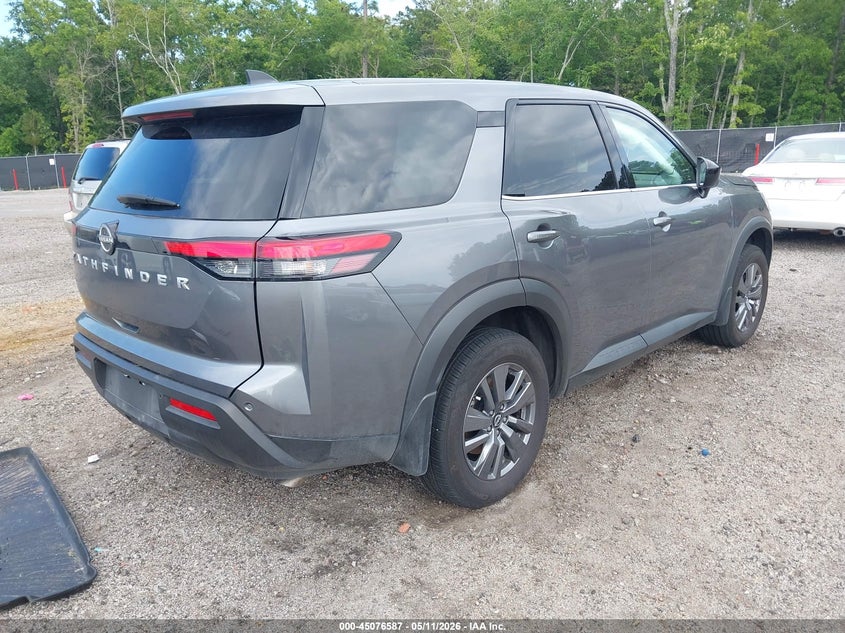 2025 Nissan Pathfinder VIN 5N1DR3AA9SC217205 IAAI salvage auction — LEFT SIDE, Salvage (South Carolina), sold $7,200 on 2026-07-30 (photo 4)