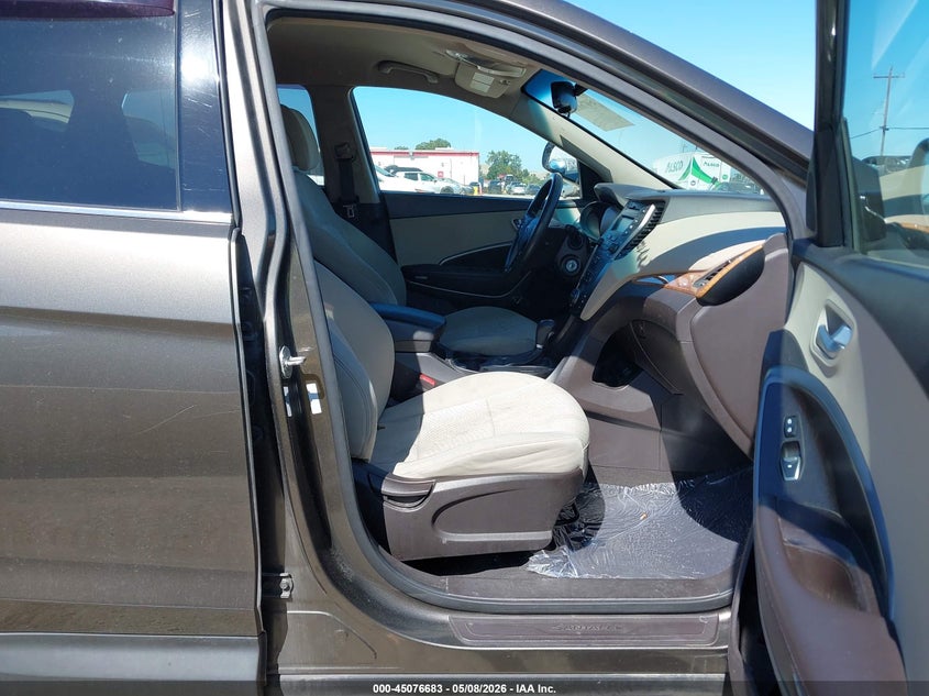 2014 Hyundai Santa fe VIN 5XYZTDLB3EG145134 IAAI salvage auction — REAR END, Salvage (California), sold $1,400 on 2026-07-30 (photo 5)