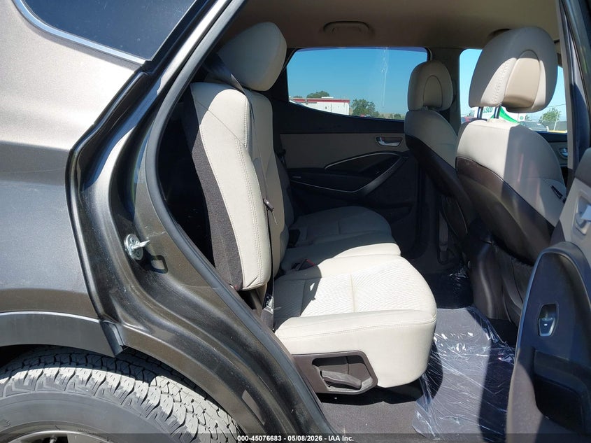 2014 Hyundai Santa fe VIN 5XYZTDLB3EG145134 IAAI salvage auction — REAR END, Salvage (California), sold $1,400 on 2026-07-30 (photo 8)