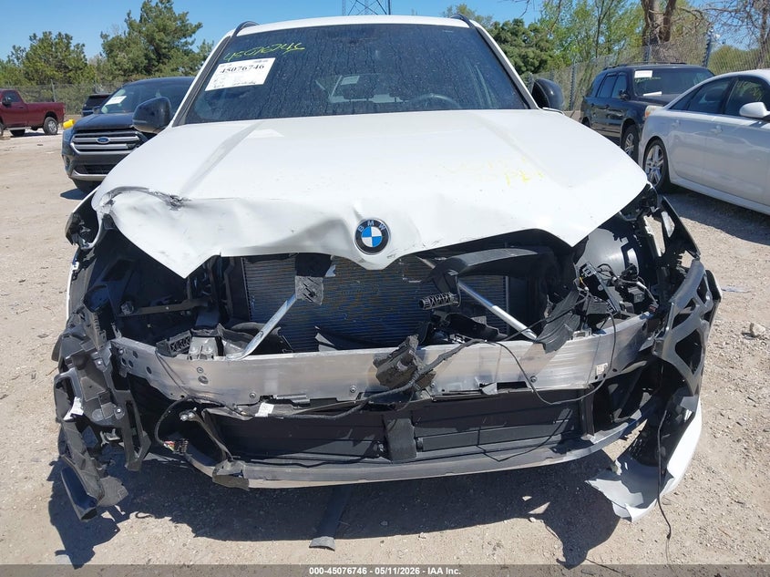 2026 BMW X1 VIN WBX73EF07T5495849 IAAI salvage auction — FRONT END, Clear Claim Paid (Wisconsin), sold $16,300 on 2026-07-28 (photo 6)
