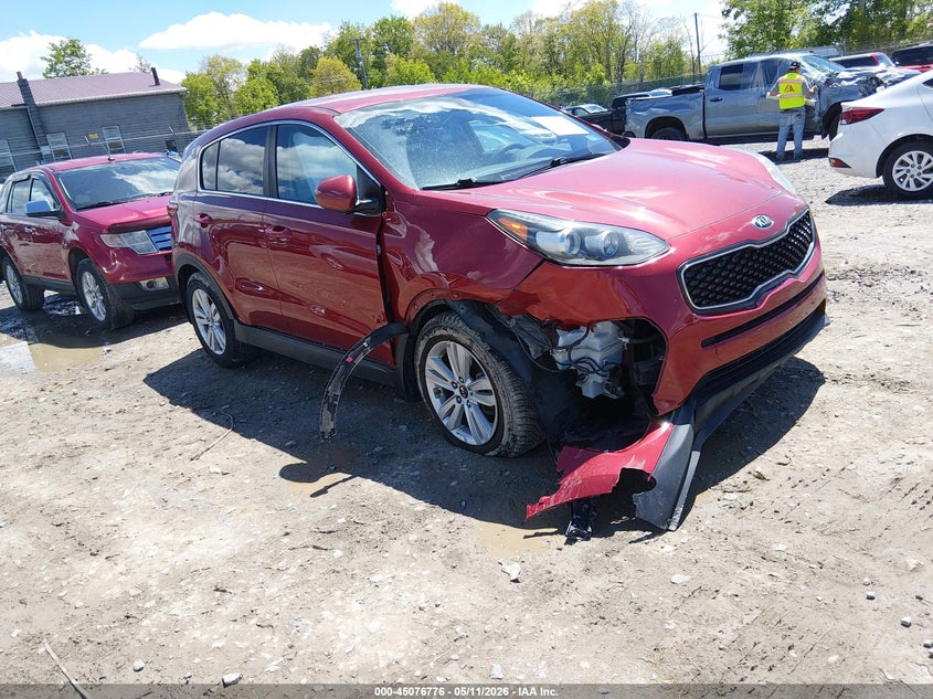 2018 Kia Sportage VIN KNDPM3AC4J7481389 IAAI salvage auction — RIGHT FRONT, Salvage (West Virginia), sold $2,250 on 2026-07-08 (photo 1)