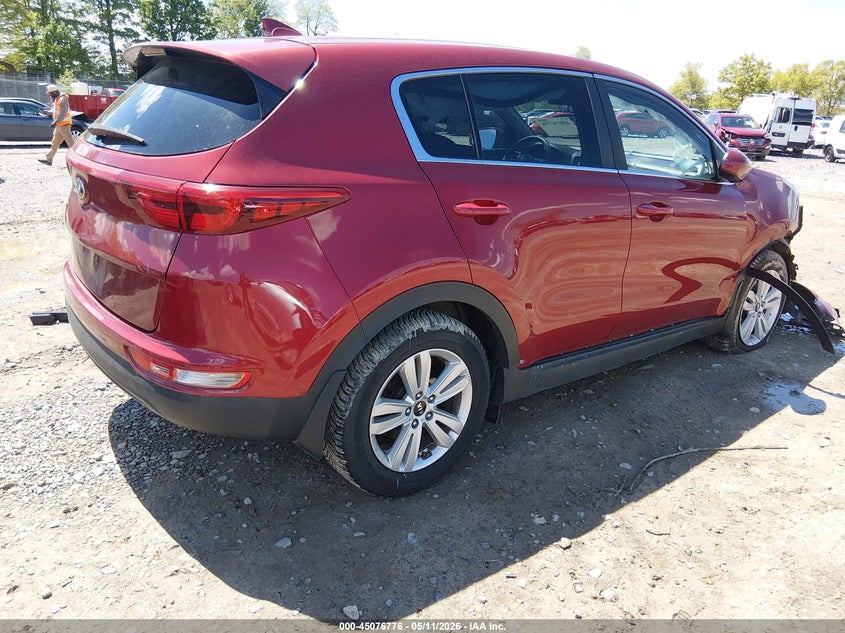 2018 Kia Sportage VIN KNDPM3AC4J7481389 IAAI salvage auction — RIGHT FRONT, Salvage (West Virginia), sold $2,250 on 2026-07-08 (photo 4)