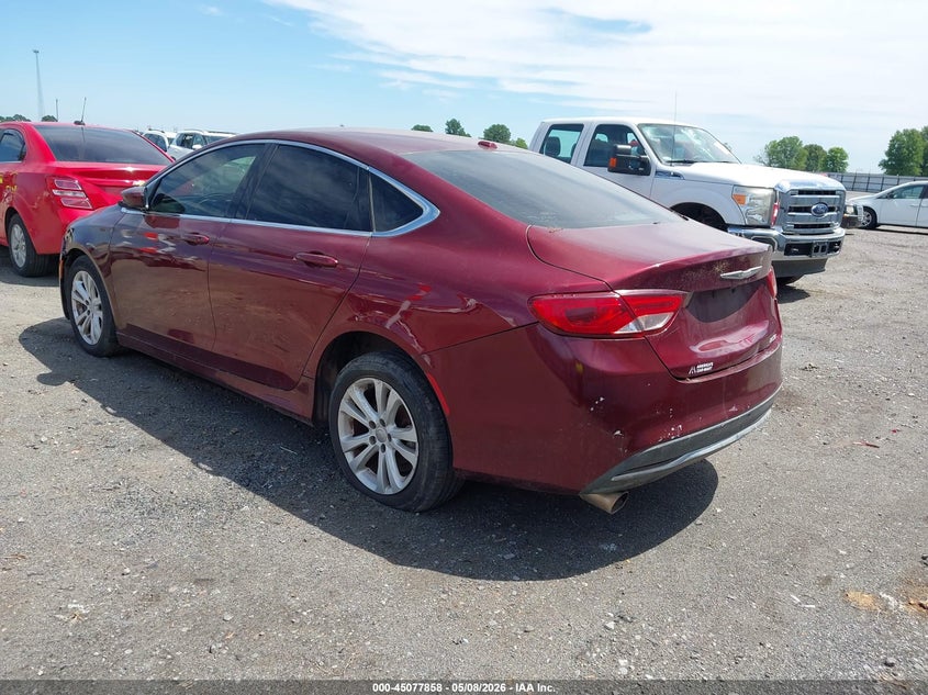 2015 Chrysler 200 VIN 1C3CCCABXFN723621 IAAI salvage auction — FRONT END, Original (Texas), sold $425 on 2026-08-26 (photo 3)