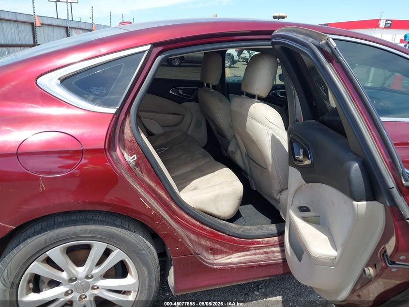 2015 Chrysler 200 VIN 1C3CCCABXFN723621 IAAI salvage auction — FRONT END, Original (Texas), sold $425 on 2026-08-26 (photo 8)