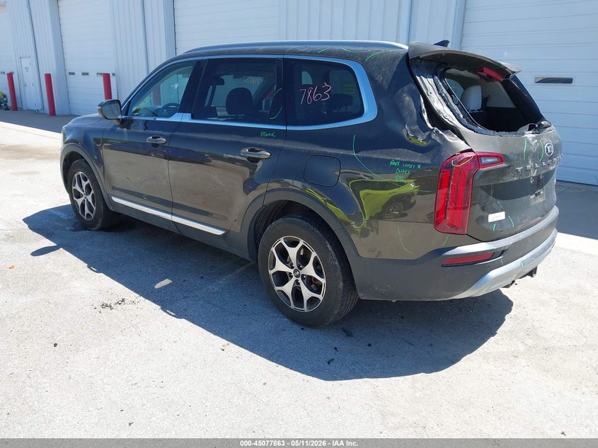 2020 Kia Telluride VIN 5XYP34HC9LG052611 IAAI salvage auction — REAR END, Salvage (Illinois), sold $5,200 on 2026-07-07 (photo 3)