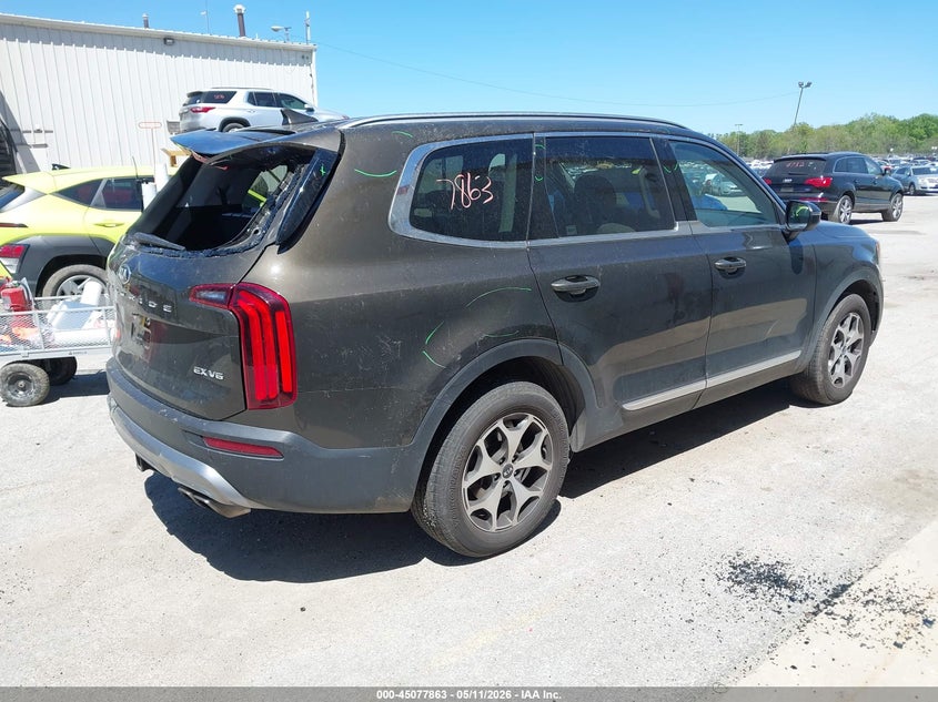 2020 Kia Telluride VIN 5XYP34HC9LG052611 IAAI salvage auction — REAR END, Salvage (Illinois), sold $5,200 on 2026-07-07 (photo 4)