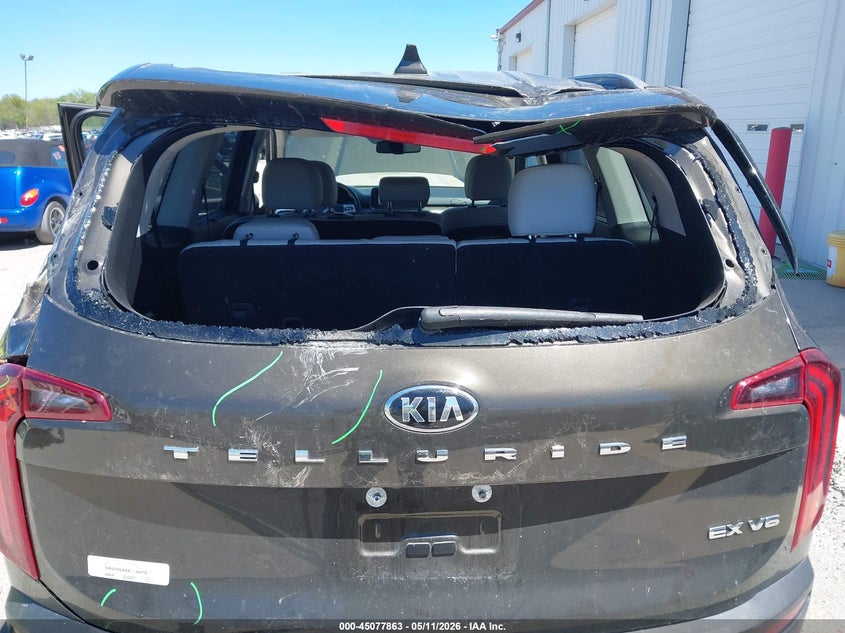 2020 Kia Telluride VIN 5XYP34HC9LG052611 IAAI salvage auction — REAR END, Salvage (Illinois), sold $5,200 on 2026-07-07 (photo 6)