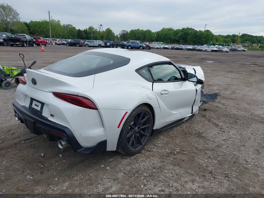 2026 Toyota Supra VIN WZ1DB0G02TW076940 IAAI salvage auction — FRONT END, Salvage (New Jersey), sold $10,750 on 2026-07-30 (photo 4)